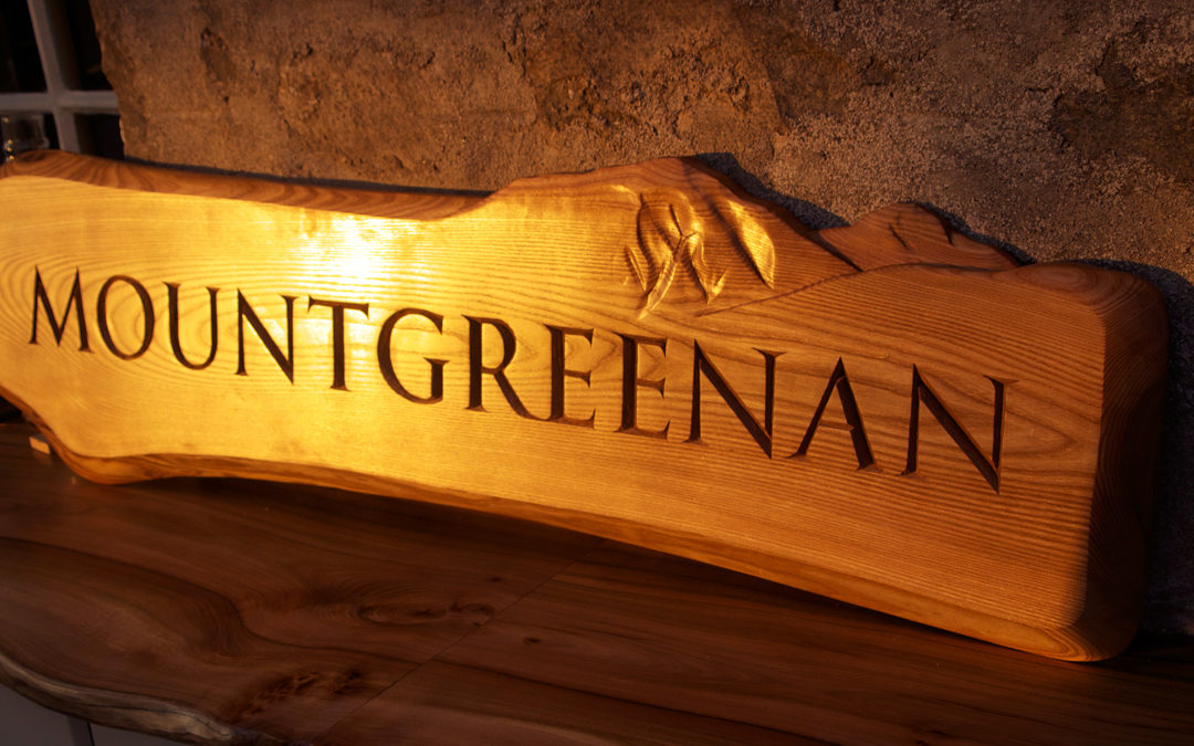 Letter-cutting in wood