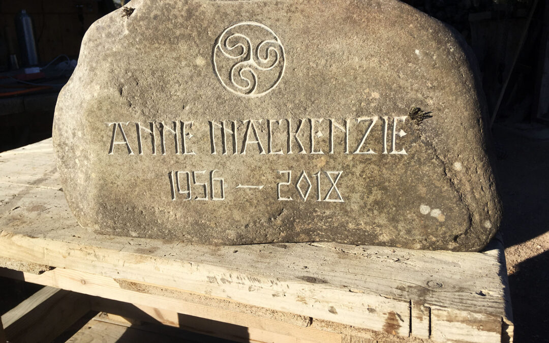 Natural burial marker