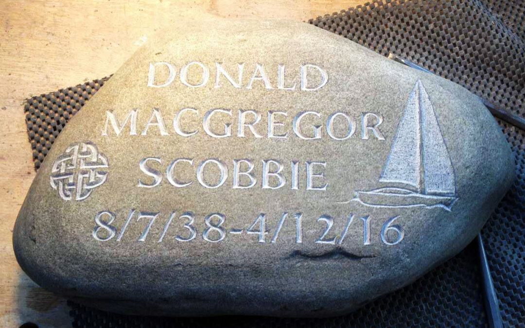 Natural burial marker