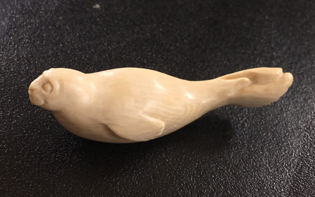 Seal carved from Mammoth tusk