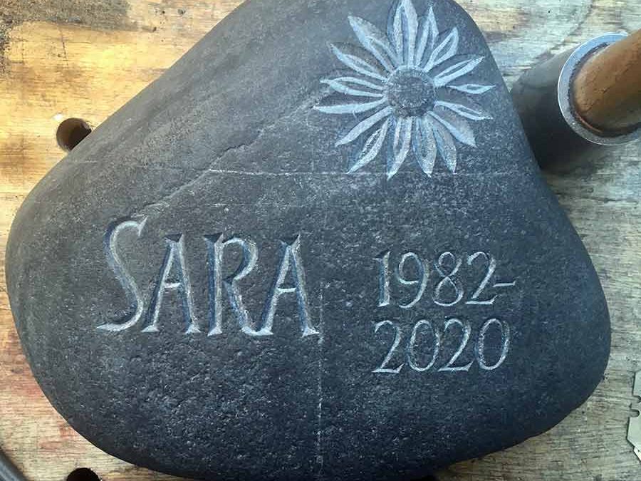 Natural burial marker