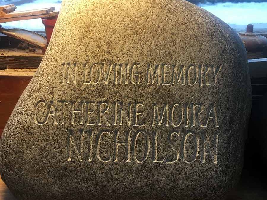 Natural burial marker