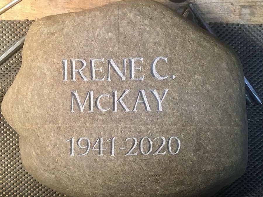 Natural burial marker