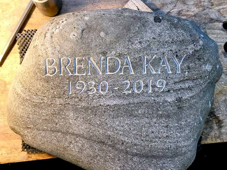 Natural burial marker