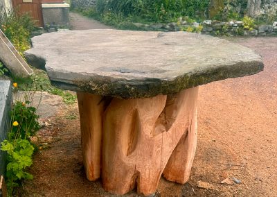 Garden dining table