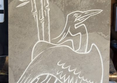 Japanese heron slate