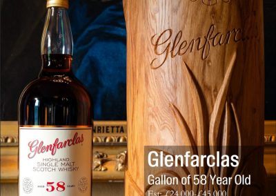 Special whisky charity presentation case