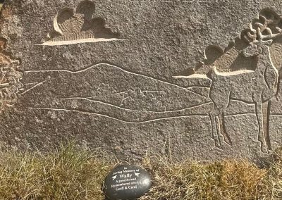 Cromdale hills headstone