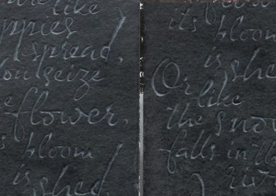 Robert Burns poetry stone