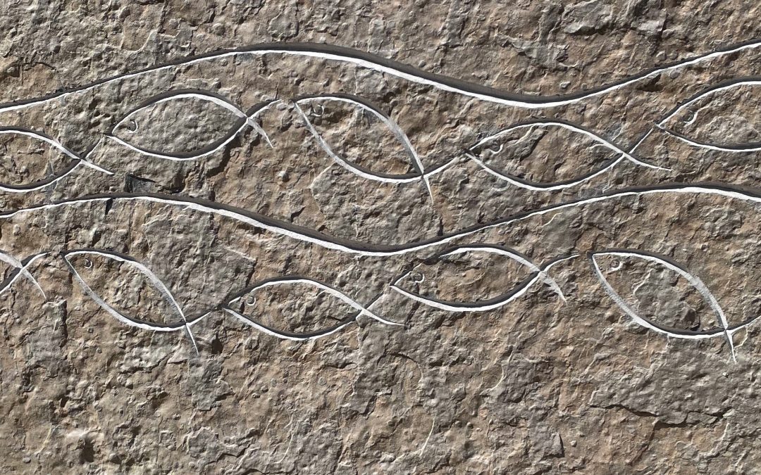 Live-edged headstone