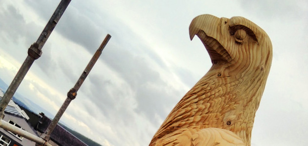 Glenfarclas bird sculptures