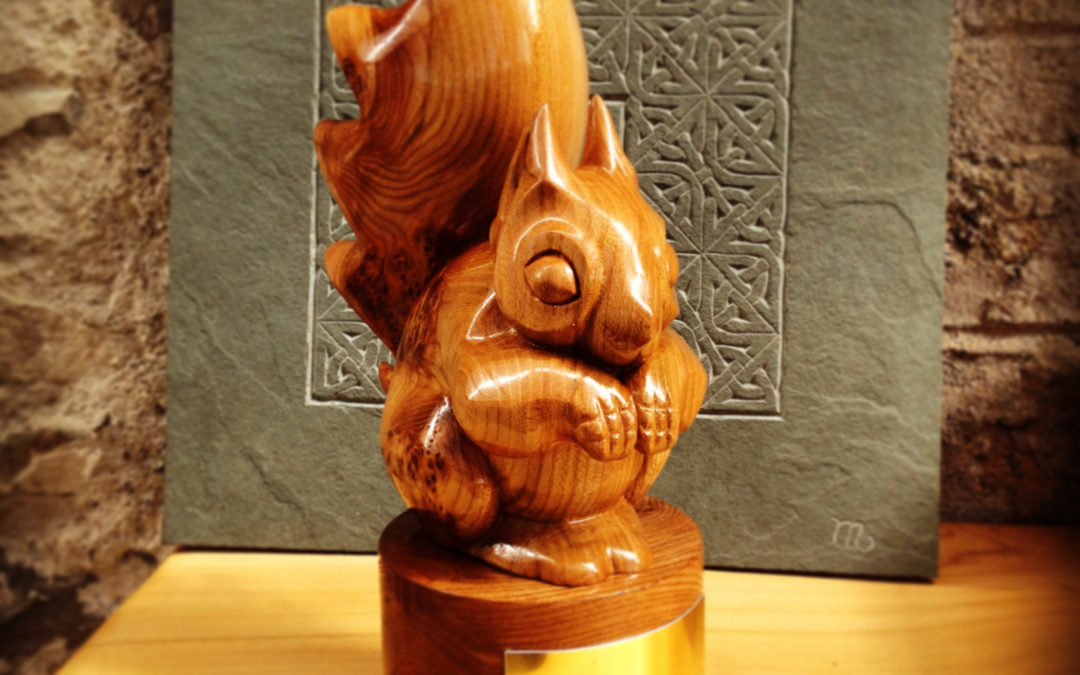 Crown Estate squirrel trophy