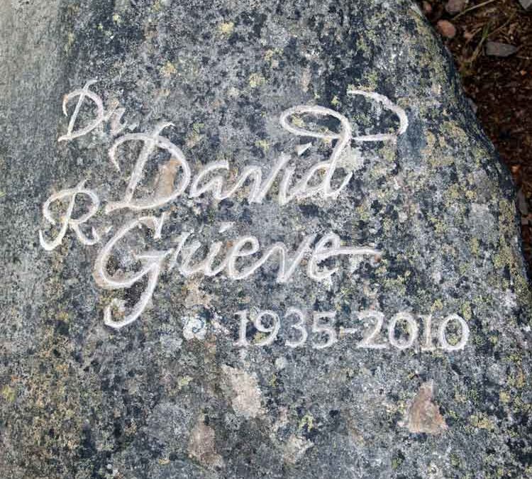 Rough stone memorial